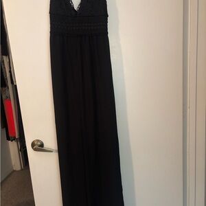 Blāshe Black Sequin Romper – Open Back, Size M (NWT)